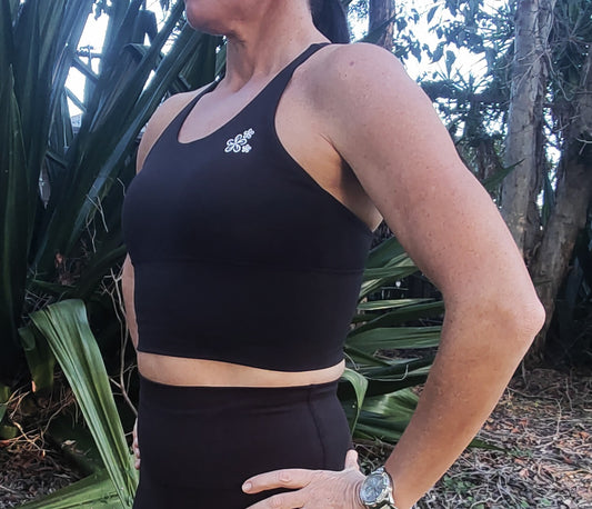 Joey - Strappy Back Long Line Crop