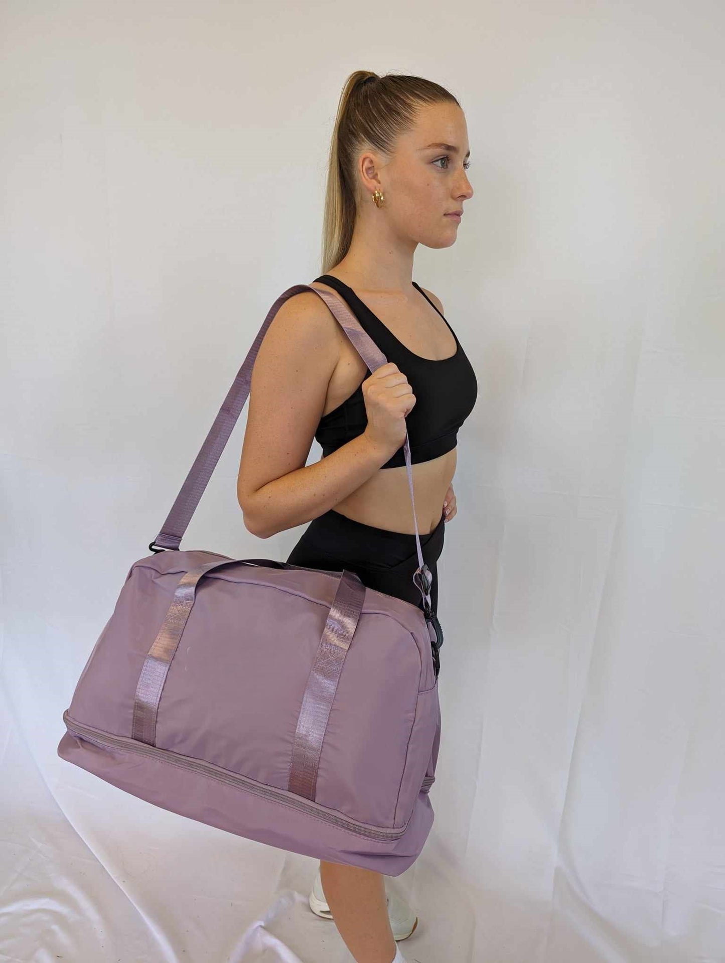 Gym Bag With Wet & Shoe Compartments