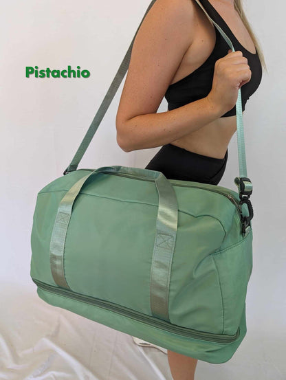 Gym Bag With Wet & Shoe Compartments