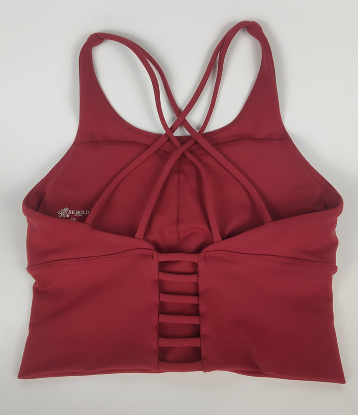 Joey - Strappy Back Long Line Crop