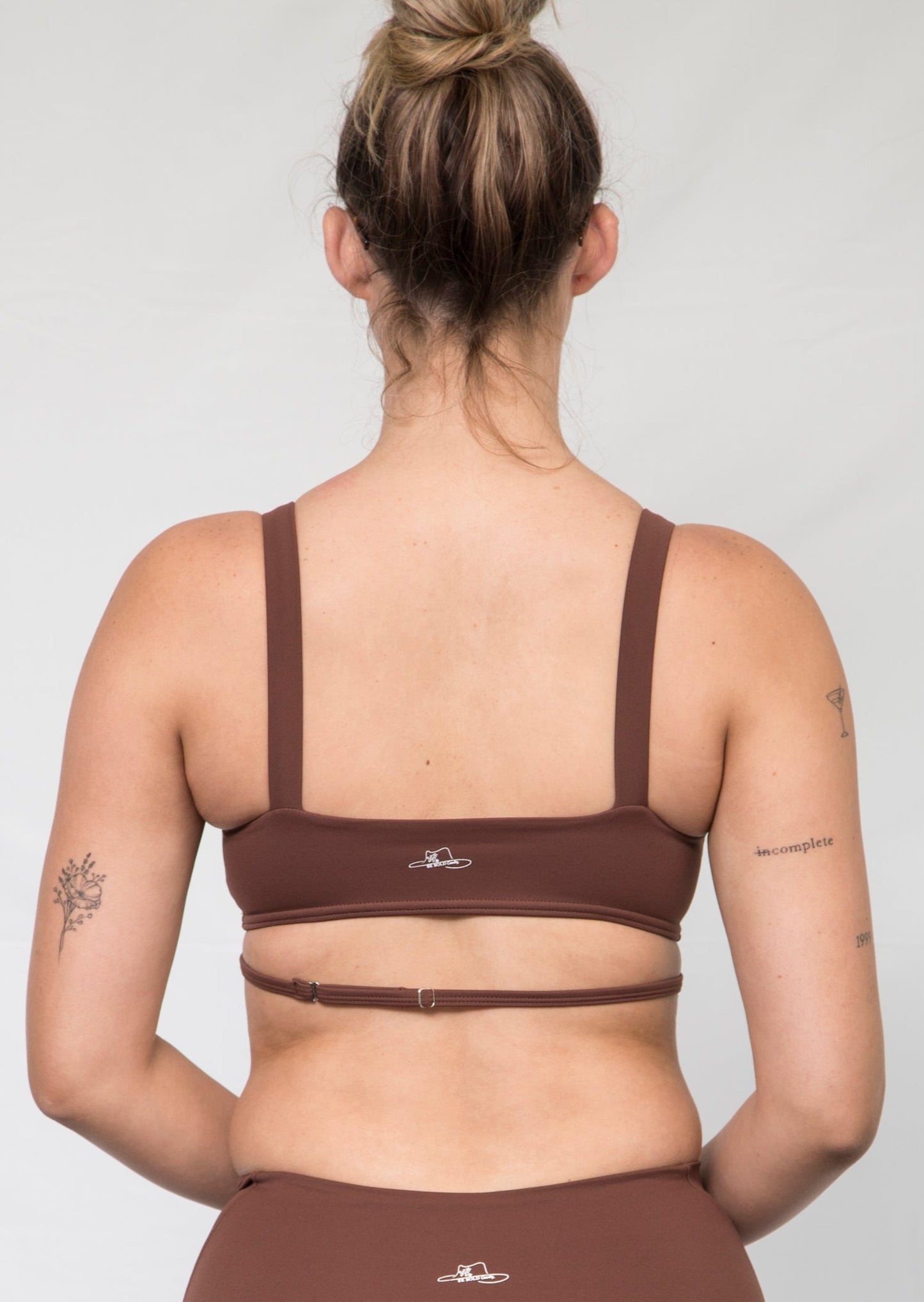 Bec Crop Top - Brown