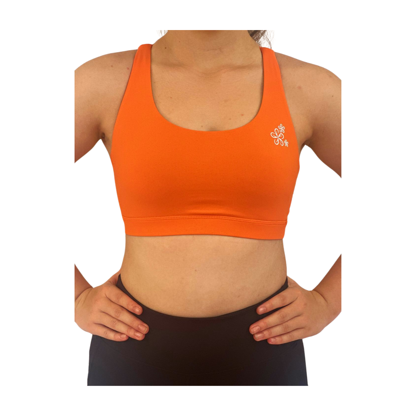 Magnolia Sports Crop Top - Orange