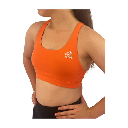 Magnolia Sports Crop Top - Orange