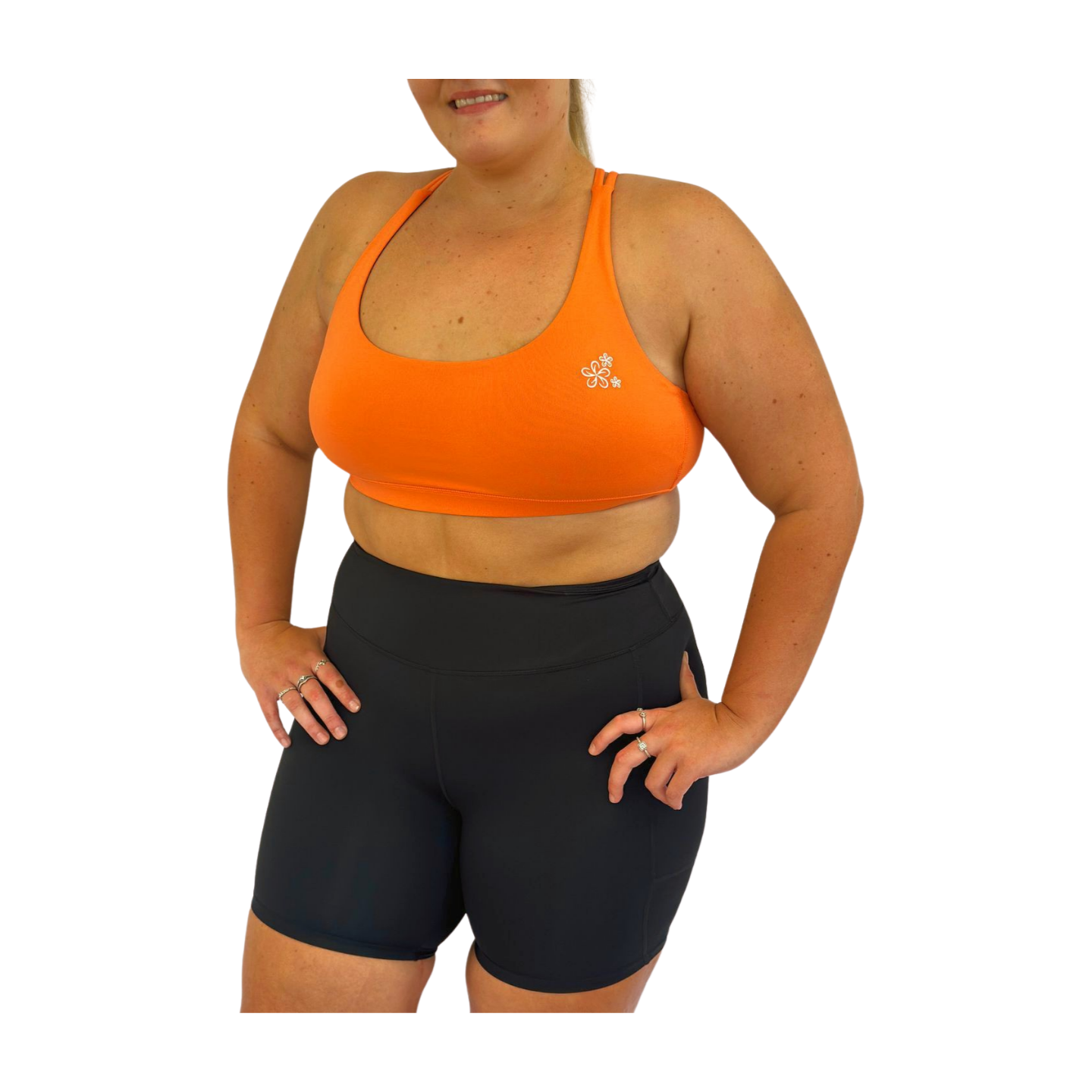 Magnolia Sports Crop Top - Orange