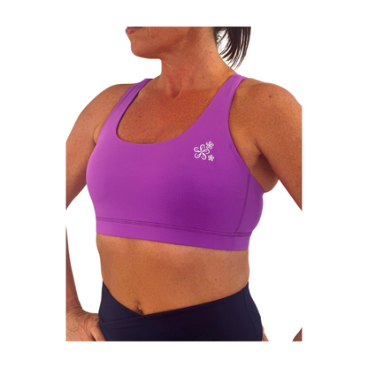 Magnolia Sports Crop Top - Violet